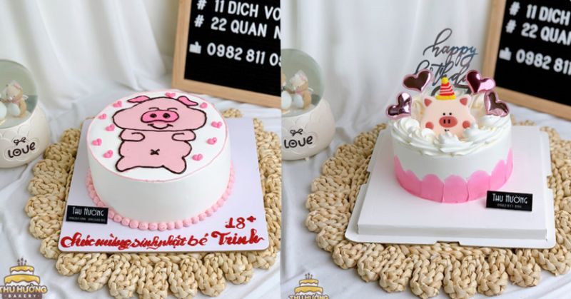 Những mẫu bánh sinh nhật cho bé gái tuổi lợn đẹp nhất